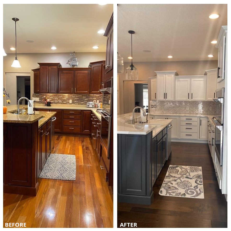 Before After Kitchen